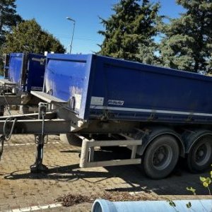 foto 18t wywrotka przyczepa tandem bordmatik Panav