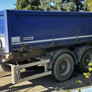 foto 18t wywrotka przyczepa tandem bordmatik Panav