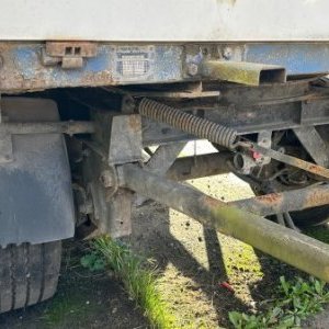 foto 18t pryczepa laduje 6.9m 14.2t dobre opony Panav PV18