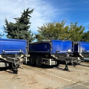 foto 18t wywrotka przyczepa tandem Panav TS3.18