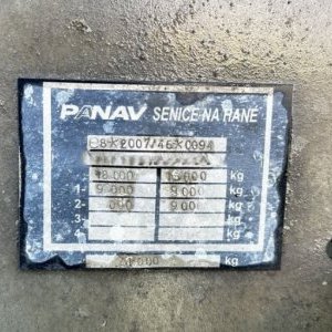 foto 18t wywrotka przyczepa tandem Panav TS3.18